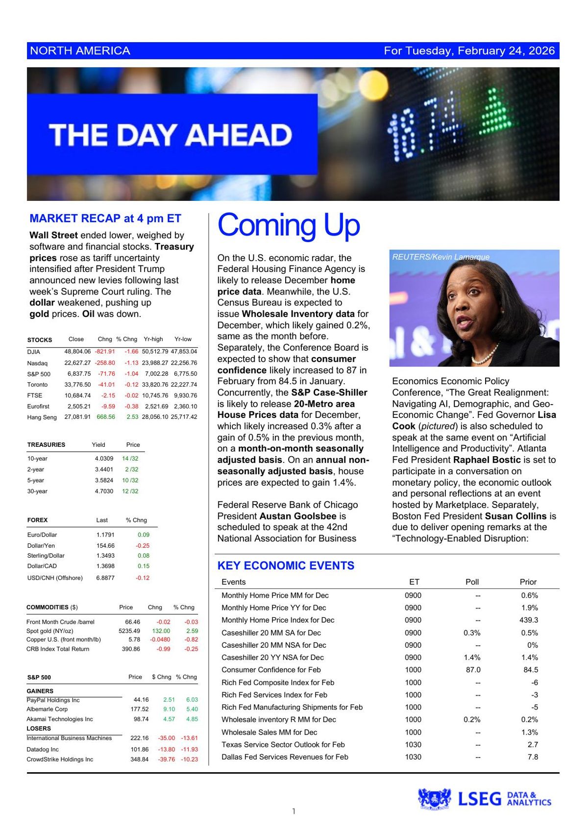 LSEG Market Insight institutional research — first page